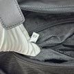 Prada Vintage Borsa da Viaggio in Nylon e Pelle Saffiano Nera