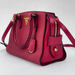 Prada borsa a mano Soft Calf Saffiano Fuoco con tracolla