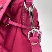 Prada borsa tracolla messenger Tessuto + Saffiano fucsia