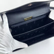 Saint Laurent Borsa Cassandre Vintage a spalla in pelle Saffiano nera