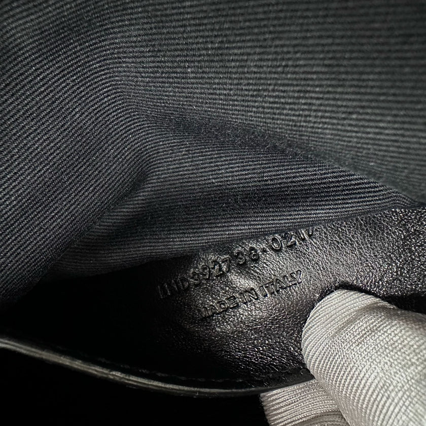 Saint Laurent Borsa College Large Matelassé Nero