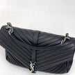 Saint Laurent Borsa College Large Matelassé Nero