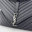 Saint Laurent Borsa College Large Matelassé Nero
