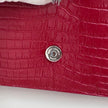 Saint Laurent Borsa Kate Wallet on Chain Croco Rossa