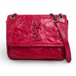 Saint Laurent Borsa Niki Baby rossa in pelle rossa
