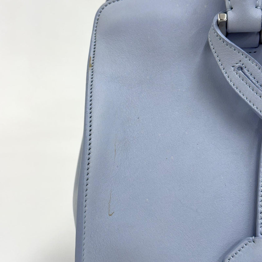 Saint Laurent Borsa a Mano e Tracolla Cabas 2 Baby Azzurro Polvere
