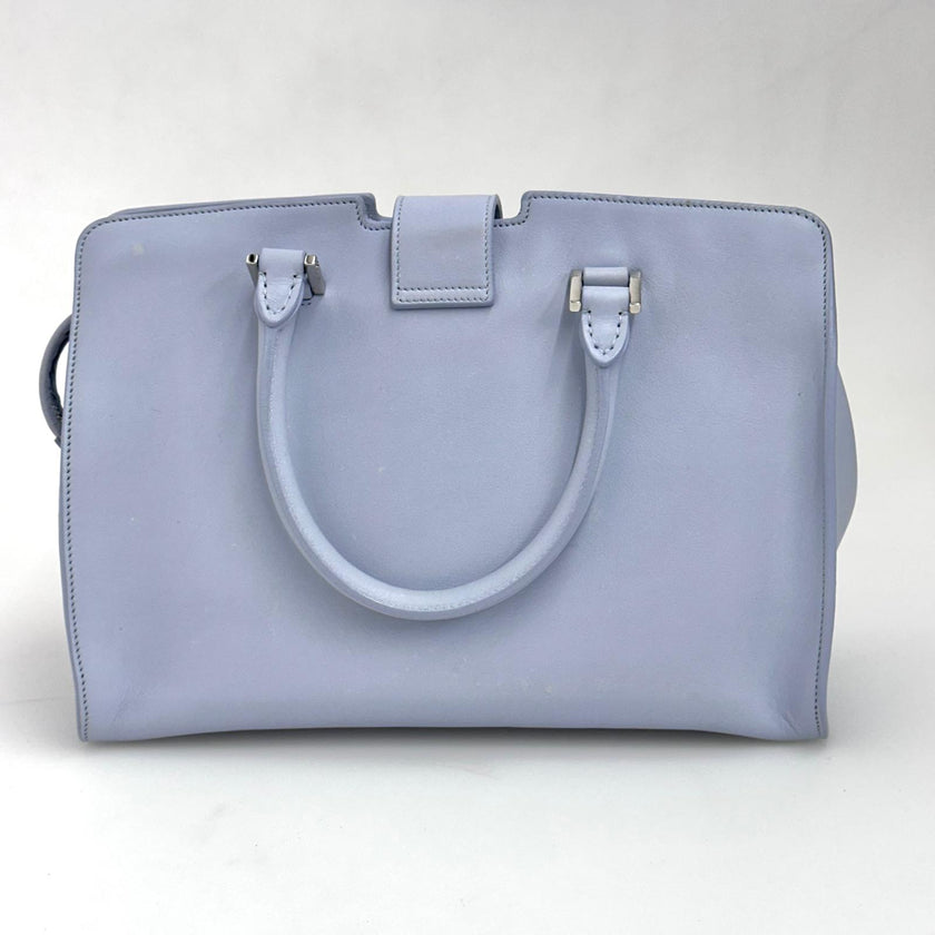 Saint Laurent Borsa a Mano e Tracolla Cabas 2 Baby Azzurro Polvere
