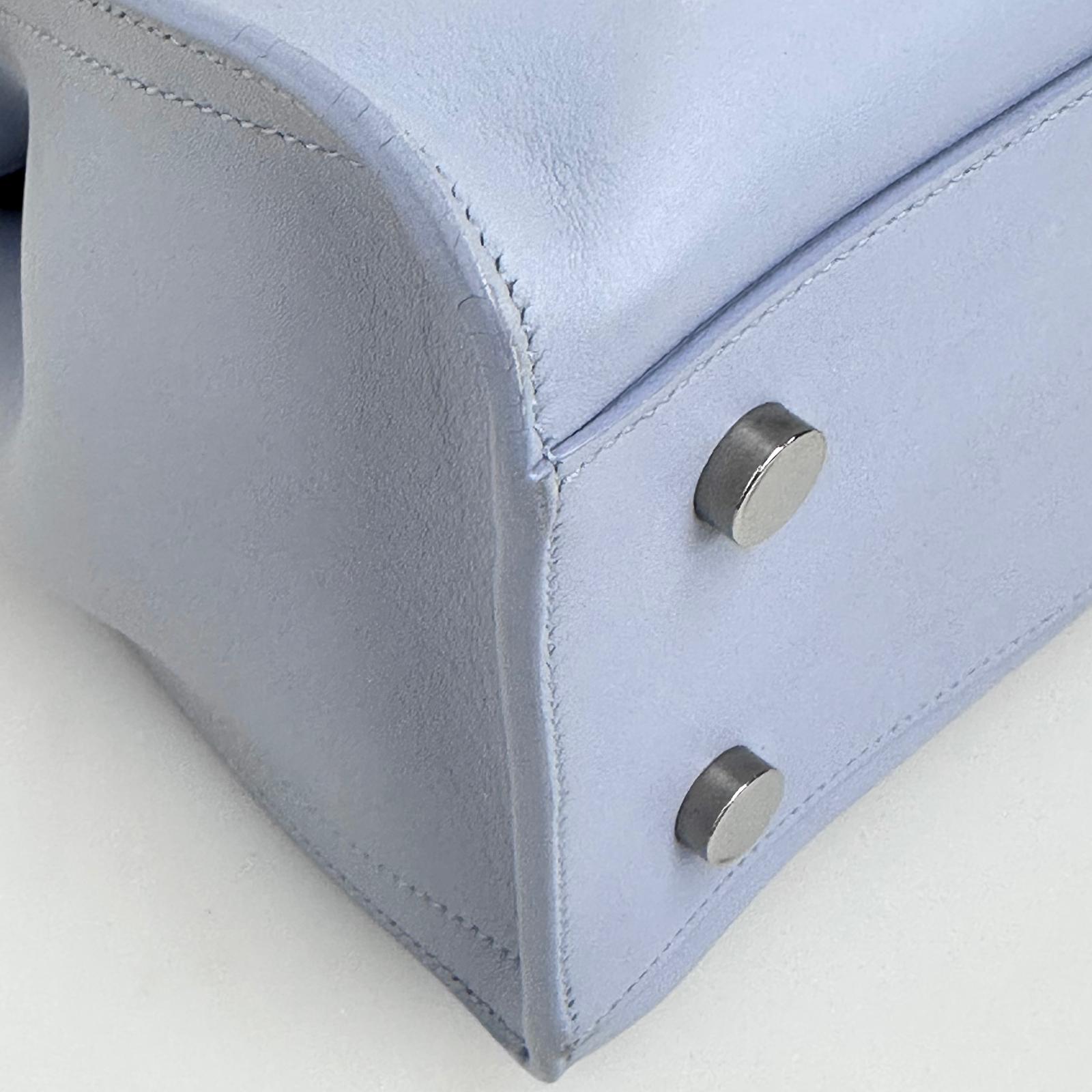Saint Laurent Borsa a Mano e Tracolla Cabas 2 Baby Azzurro Polvere