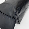 Saint Laurent Borsa a Spalla Shopping Tote in Pelle Verniciata Nera