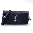 Saint Laurent Borsa a Tracolla West Hollywood Micro Graind de Poudre Nera