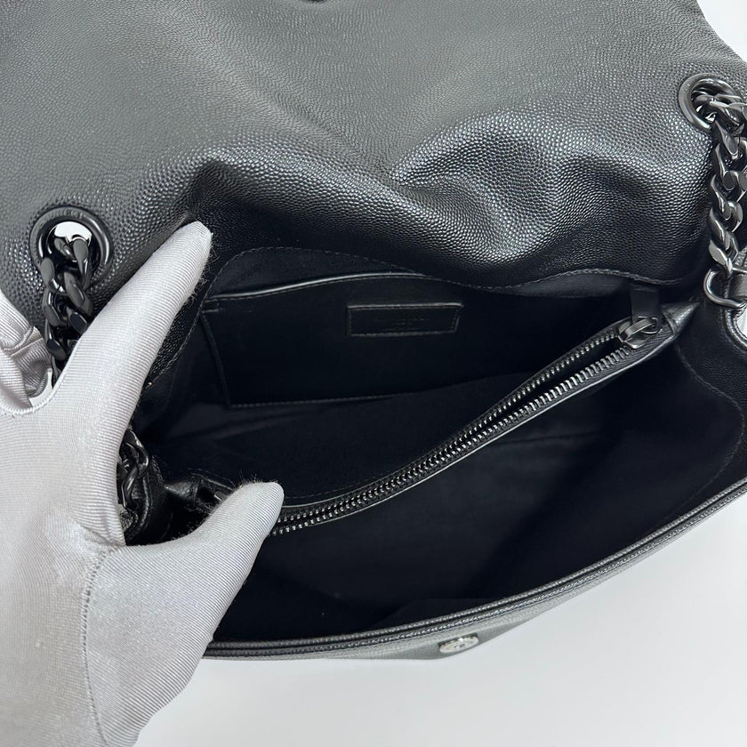 Saint Laurent Borsa a spalla West Hollywood in pelle nera