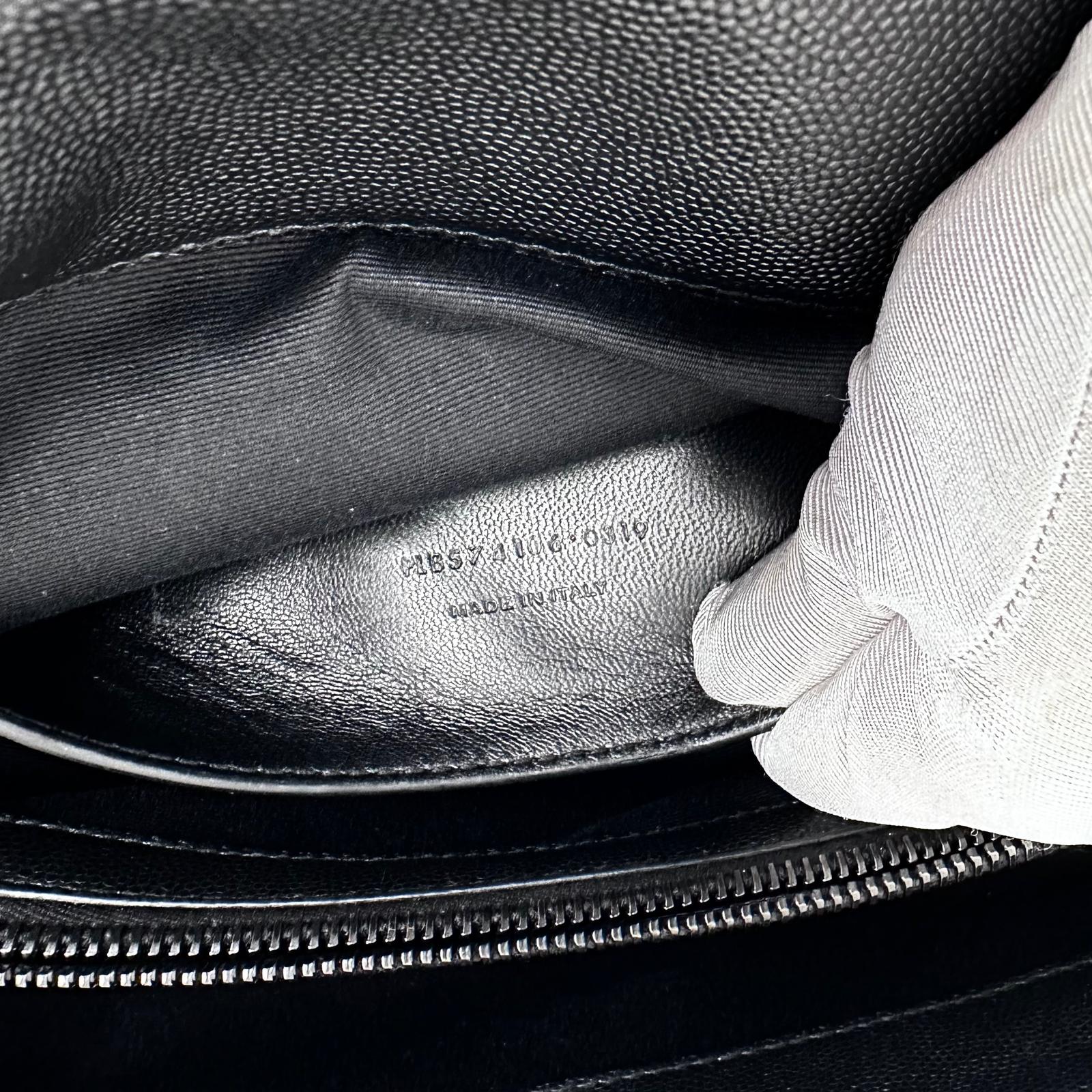 Saint Laurent Borsa a spalla West Hollywood in pelle nera