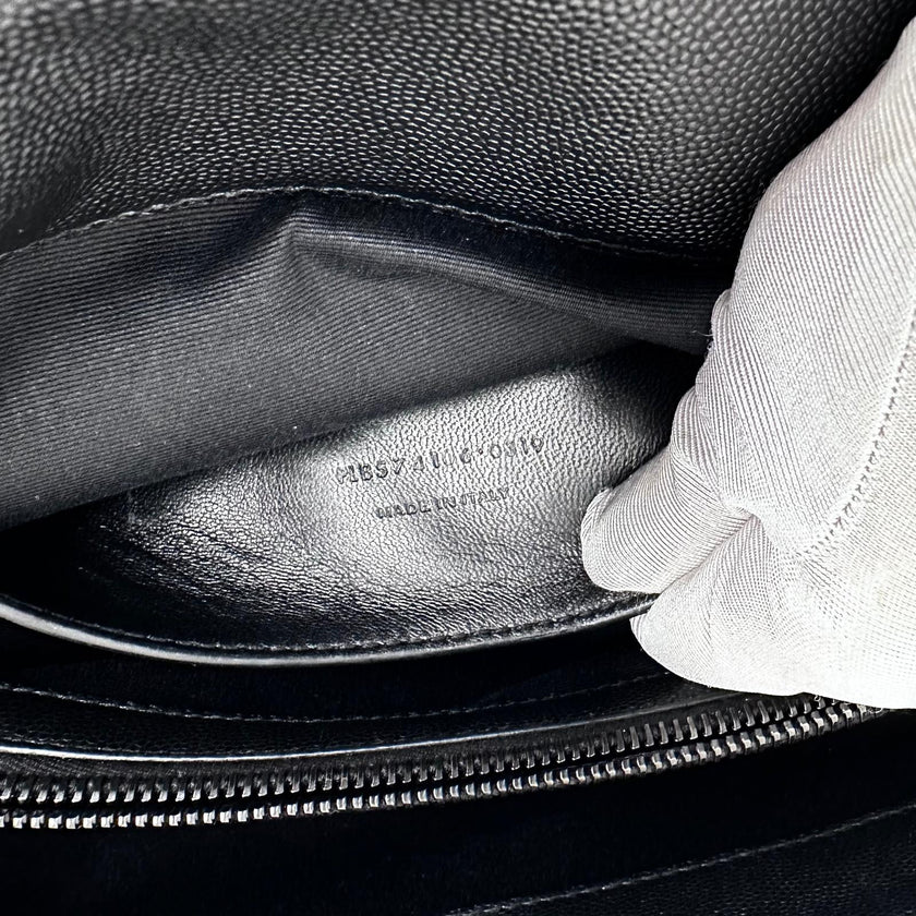 Saint Laurent Borsa a spalla West Hollywood in pelle nera
