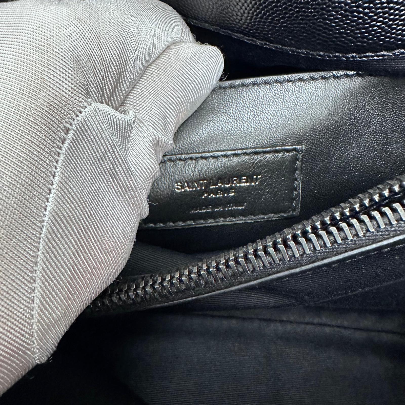 Saint Laurent Borsa a spalla West Hollywood in pelle nera