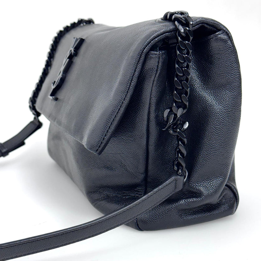 Saint Laurent Borsa a spalla West Hollywood in pelle nera
