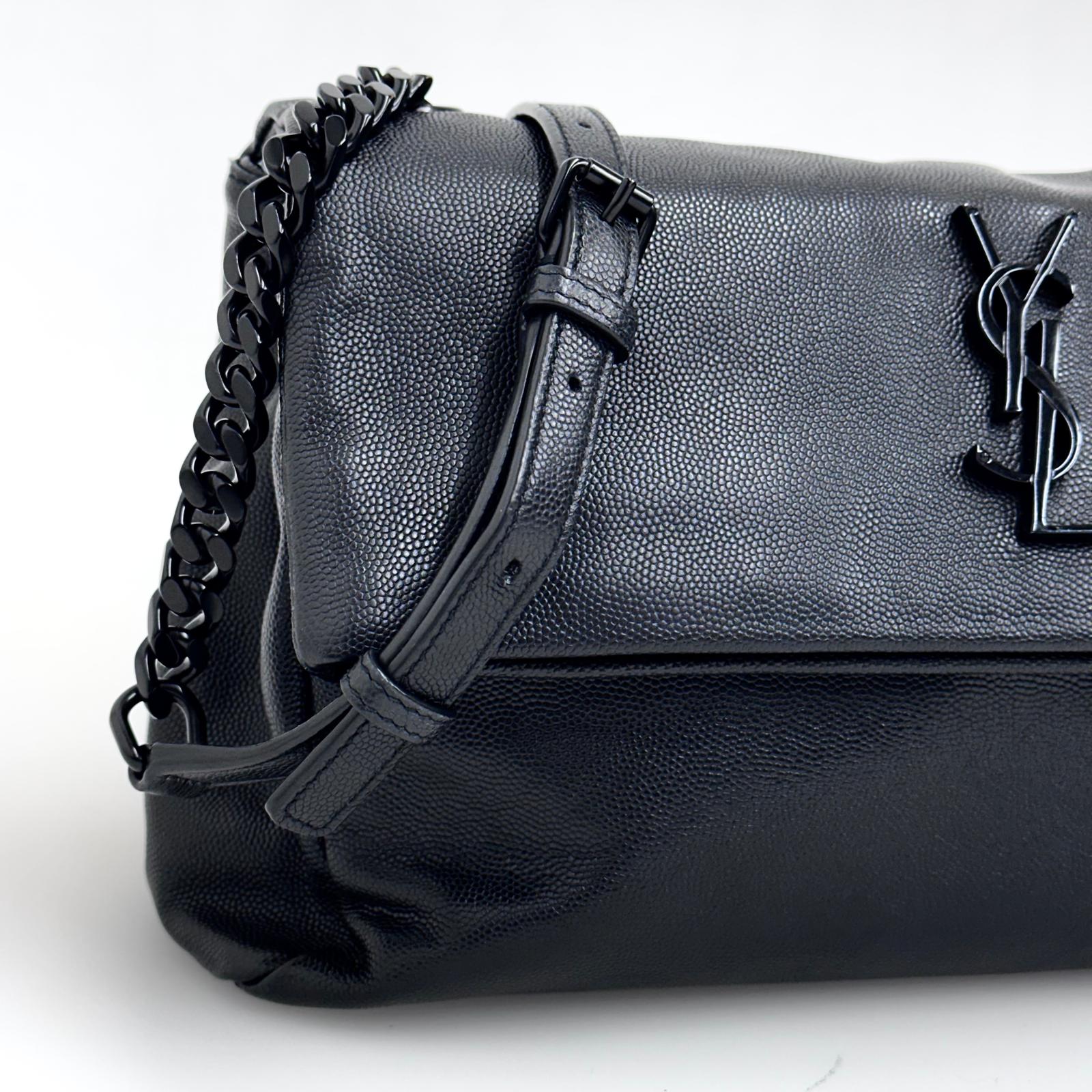 Saint Laurent Borsa a spalla West Hollywood in pelle nera