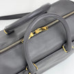 Saint Laurent Borsa modello Duffle in pelle grigia a due vie