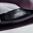 Saint Laurent College Large in Pelle Chevron Bordeaux con Hardware Silver
