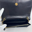 Saint Laurent Borsa Kate in velluto nero con strass multicolor