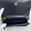 Saint Laurent Borsa Kate in velluto nero con strass multicolor