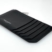 Saint Laurent Paris Porta Carte con Zip Nero