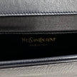 Saint Laurent Pochette Vintage Monogram Cassandre in Pelle Blu Notte