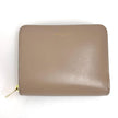 Saint Laurent Portafoglio compatto in pelle beige