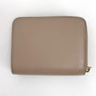 Saint Laurent Portafoglio compatto in pelle beige