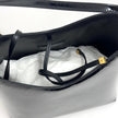 Saint Laurent Sac Hobo in pelle verniciata nera