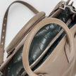 Saint Laurent borsa Sac de Jour Maxi in pelle martellata marrone