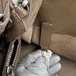 Saint Laurent borsa Sac de Jour Maxi in pelle martellata marrone