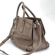 Saint Laurent borsa Sac de Jour Maxi in pelle martellata marrone