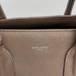 Saint Laurent borsa Sac de Jour Maxi in pelle martellata marrone