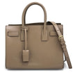 Saint Laurent borsa a Tracolla Sac de Jour Baby in pelle taupe