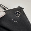Saint Laurent borsa a spalla Envelope Media in pelle grain de poudre nera