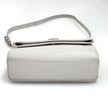 Saint Laurent borsa a tracolla Hollywood in pelle grain de poudre bianca