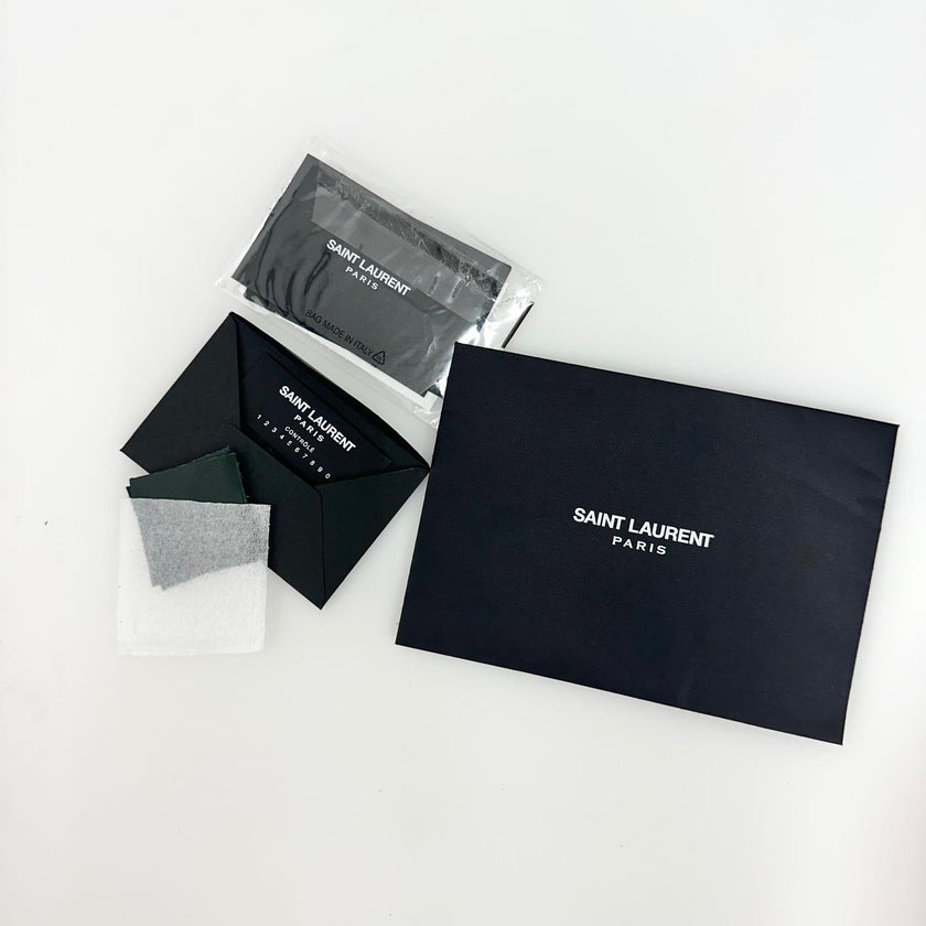 Borsa Saint Laurent Duffle Grande in Pelle Verde