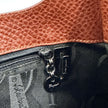 Salvatore Ferragamo Borsa a spalla Gancini Hobo Pelle Martellata Marrone