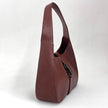 Salvatore Ferragamo Borsa a spalla Gancini Hobo Pelle Martellata Marrone