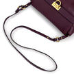Salvatore Ferragamo Gancini borsa a due vie in pelle bordeaux