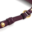 Salvatore Ferragamo Gancini borsa a due vie in pelle bordeaux