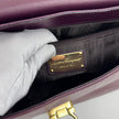 Salvatore Ferragamo Gancini borsa a due vie in pelle bordeaux