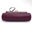Salvatore Ferragamo Gancini borsa a due vie in pelle bordeaux