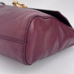Salvatore Ferragamo Gancini borsa a due vie in pelle bordeaux