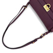 Salvatore Ferragamo Gancini borsa a due vie in pelle bordeaux