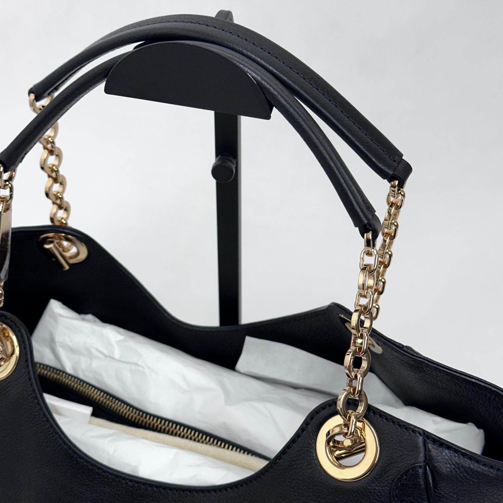 Salvatore Ferragamo borsa a spalla Hobo Gancini Betulla in pelle nera