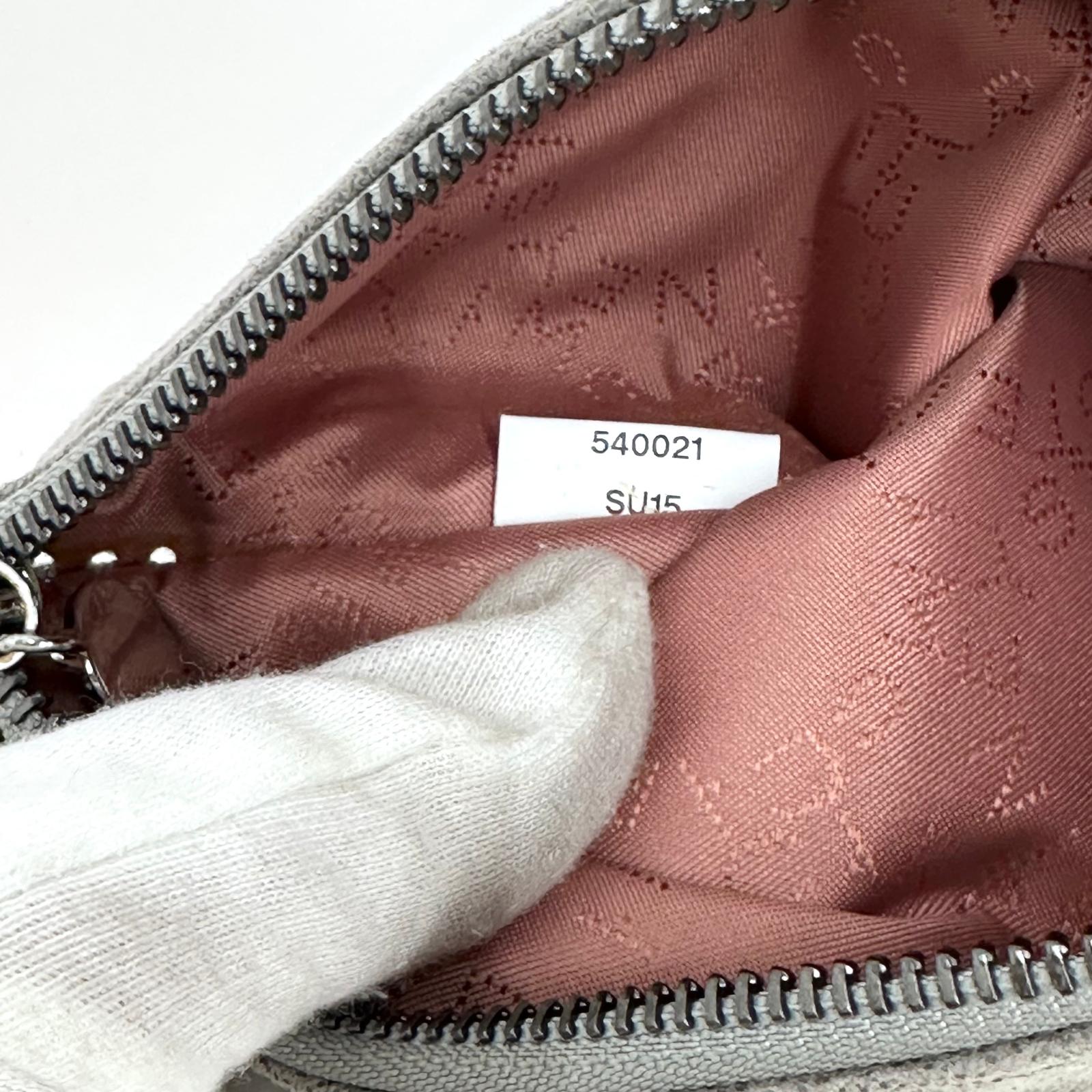 Stella McCartney Borsa Falabella Clutch grigia con catena
