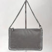 Stella McCartney Borsa Falabella Clutch grigia con catena