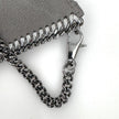 Stella McCartney Borsa Falabella Clutch grigia con catena