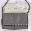 Stella McCartney Borsa Falabella Fold Over Shaggy Deer Grigio Chiaro
